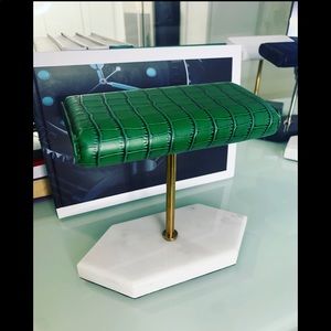 Watch Holder Marble & Leather for your Rolex or AP